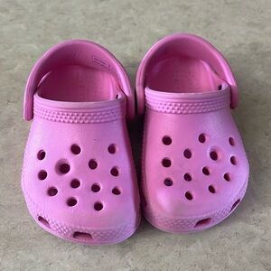 Pink Crocs